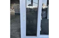 China Hurricane Impact Double Glazed Pvc Profile UPVC Sliding Windows With Impact Laminate Glass supplier