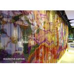 Patterned Heavy Metal Chain Link Curtains For Exhibition Hall Screens for sale