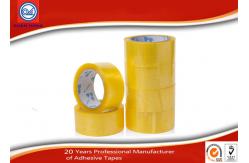 China 48mm x 66m Carton Sealing BOPP Packaging Tape Clear Yellowish supplier