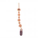 2.5cm Personalised Teething Dummy Clip Beaded Pacifier Holder for sale