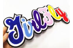 China Sew On High School Letterman Jacket Patches Soft Hand Feeling supplier