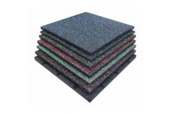 China Customized Sports Floor Tiles Waterproof Gym Floor Mats 50mm Thickness supplier
