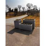 Outdoor Plastic Garden Flower Planter Rotational Aluminum Mold for sale