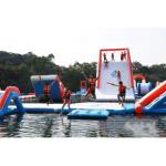 Commercial Inflatable Water Park For Amusement Resort Flame Resistance