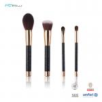 Travel Mini 4pcs Synthetic Hair Makeup Brush For Powder Liquid Cream for sale