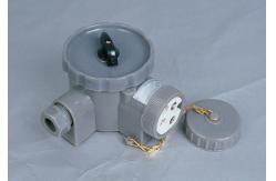 China 10A electrical plug socket marine nylon plug socket CTF201 nylon plug 250v supplier