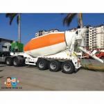 CCC Dry Bulk 3 Axles Mixer 68m3 Bulk Cement Semi Trailer Genron brand for sale