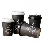 Biodegradable Custom Printed Coffee Paper Cup Eco-friendly Water-based Coating Paper Cup for sale