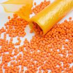 PP PE Plastic Color Concentrate Orange Masterbatch Pellets Customized for sale