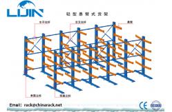 China Heavy Duty Cantilever Storage Racks Systems Muti Layers Powder Coated supplier