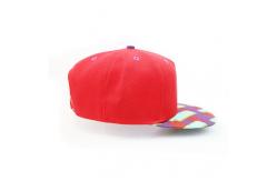 China Girls Polyester Fabric Flat Brim Snapback Hats Sublimination Print supplier