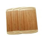 Popular Design Bamboo Wooden Chopping Board Set For Indoor / Outdoor for sale