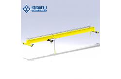 China Geared Motor Overhead Travelling Crane , Frequency Control Garage Overhead Crane supplier