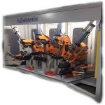 Servo HIM Ultrasonic Punching 60HZ Auto Bumper Automatic Box Punching Machine for sale
