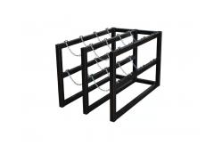 China 4 Cylinder Oxygen Tank Storage Rack 10in Gas Cylinder Racks And Stands supplier