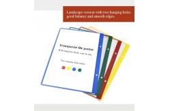 China Transparent PVC Wall Mounted Document Holder Magnetic Pocket Folders PH01 Dustproof supplier