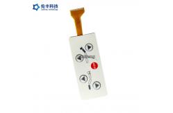 China Polyester PET Membrane Switch , Tactile Membrane Switch With Flexible Circuit supplier