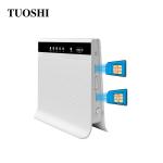 SMA Antenna Port Dual Sim Card Wireless CPE 5.8G 1200Mbps Unlocked 4G Wifi Router for sale