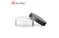 China As Transparent 100g Empty Cosmetic Jars With Lids Spoon supplier