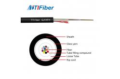 China Gjyxfh Single Mode Fiber Optic Cable Indoor / Outdoor Application Use supplier