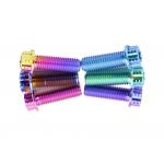 Titanium Torx Screws Anodized Color Flat Head Bolts Titanium Fasteners for sale