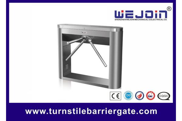 304 Stainless Steel Turnstile Barrier Gate Auto Security Tripod With Double Direction