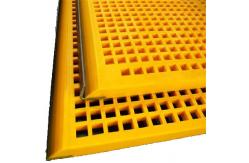 China Square Polyurethane screen panel mat tension pu screen panel with hooks supplier