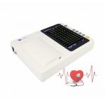 Clinical Analytical Electrocardiogram Medical Ecg Ekg Machine 6 Channel 7 Inch for sale