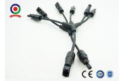 China Low Smoke Emission Solar Branch Connector 1000VDC With Solar Cable 4mm2 supplier