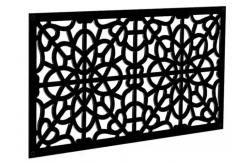 China Colour Anodize Laser Cut Metal Screens For Room Divider supplier