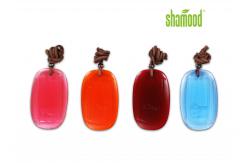 China Square PVC Transparent Car Air Fresheners Hanging Plastic Deco Refresher supplier