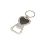Heart Shape Silver Metal Key Holder Keyring Bottle Opener Keychain for sale