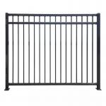 Steel Tubular Galvanized Wrought Iron Fence For Garden for sale