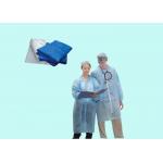 Blue or White Spunbond Non Woven Medical Fabric Eco friendly and Waterproof for sale