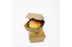 China Customized hamburger box, biodegradable fast food takeaway box supplier
