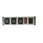 UL C-UL list 3Way IEC Output Socket Built in 15A Overload Protector Outlets Power Strip for sale