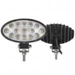 China DC 12V 24V 75W Floodlight LED Working Light Oval Tractor Working Light factory