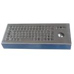 IP66 84 Keys Desktop Silver Industrial Metal Keybaord For Outdoor for sale