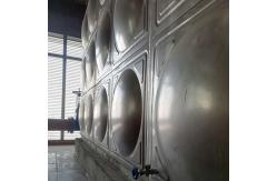 China Uv Proof 1000 Ltr Ss Water Tank Square Shape , Lightweight Hot Water Cistern supplier