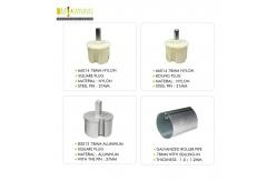 China 78mm Motorized Roller Shade Kit Nylon Square Plug Retractable Awning Hardware supplier