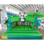 Quadruple Stitching Inflatable Bounce Houses Panda Bouncy Castle for sale