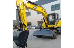 China 85kw Small Wheeled Excavator Flexible Operation With Changchai Engine supplier