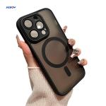Translucent Frosted Skin-Friendly Magsafe Phone Case Camera Protection For iPhone for sale