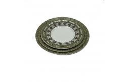 China 6 Melamine Melamine Salad Plate Round Shape With Ripple 531 Series supplier