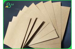 China 135gsm 400gsm Recyclable Brown Kraft Paper Roll For Packing Food supplier