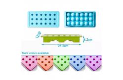 China Wholes Custom  Bpa Free FDA diamond Silicone Mini Ice Tube Tray supplier