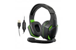 China 3.5mm Cool Over Ear Headset LED Wired Gaming Headphone With Microphone supplier
