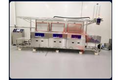 China Semi Automatic Industrial Ultrasonic Cleaner Moving Lifting System 38L 200L 960L supplier
