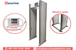 China LCD Screen Arched Metal Detector AC85V IP65 Weatherproof Stationary 8KHZ supplier