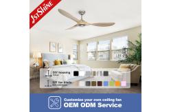 China ETL 3 Solid Wood Blades Ceiling Ventilation Fan With Remote Control supplier